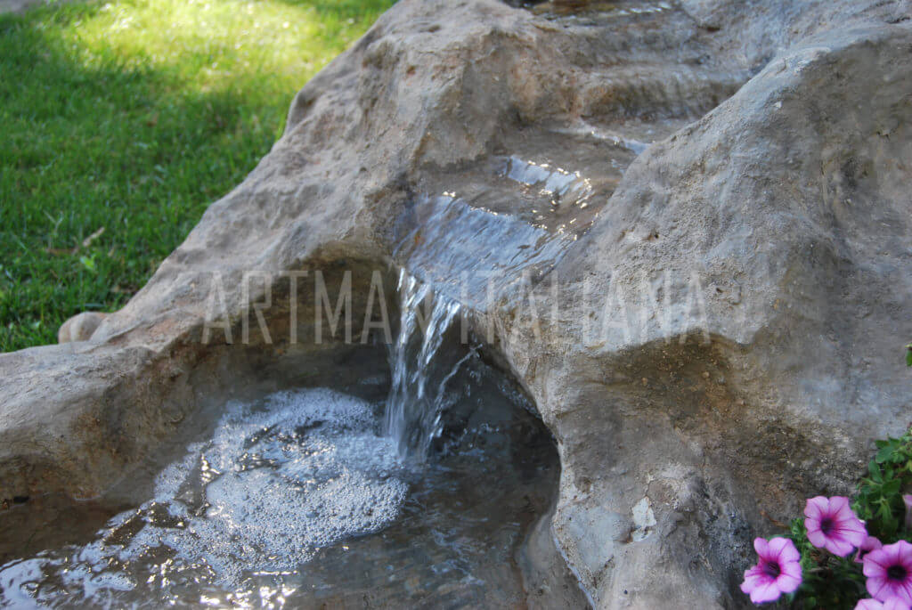 laghetti artificiali da giardino - particolare Carezza - Artman Italiana